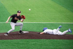 Morgantown scores in the first, last innings to best University 4-2
